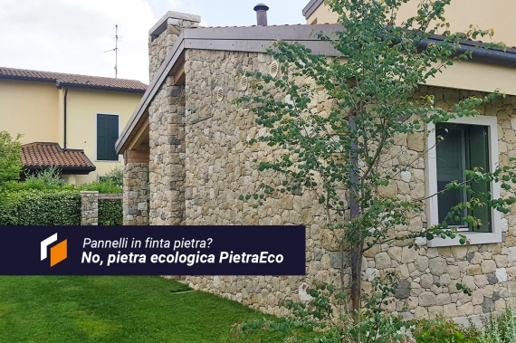 Pannelli in finta pietra? No, pietra ecologica PietraEco.