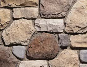 fuga muri pietra sintetica normale