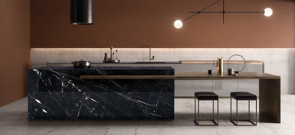 Piano cottura invisibile cucina moderna