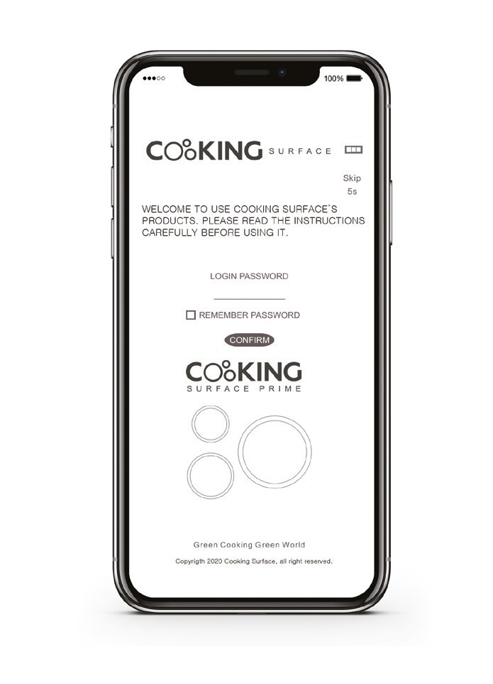App per piano cottura